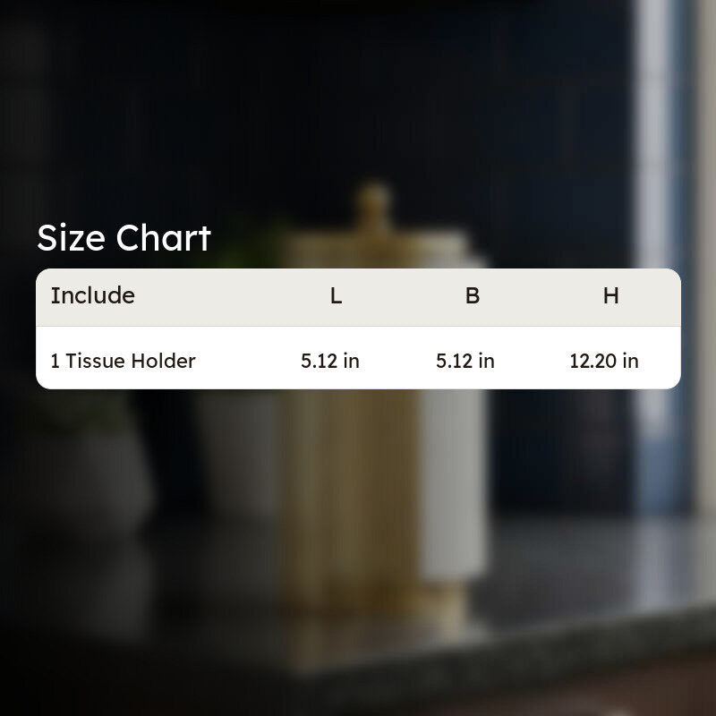 Form & Trunk Tissue Holder - Gold media 8