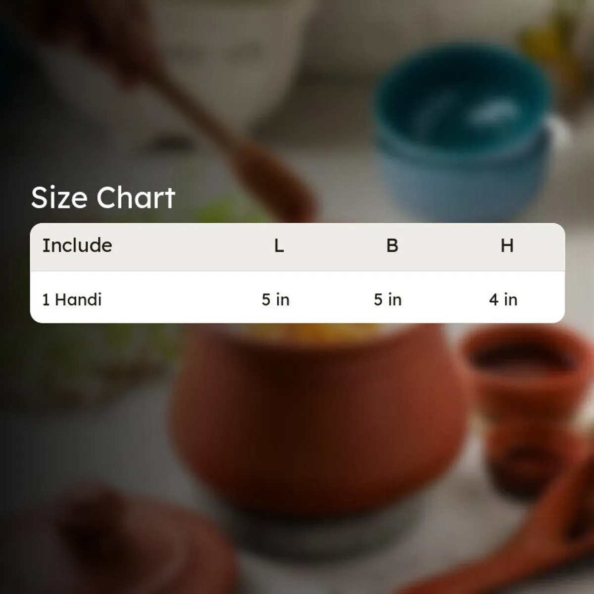 Zaika Terracotta Handi - 650 mL - 8