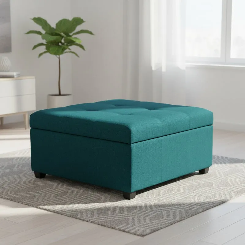 Uvaro Comelo Ottoman - Green media 1