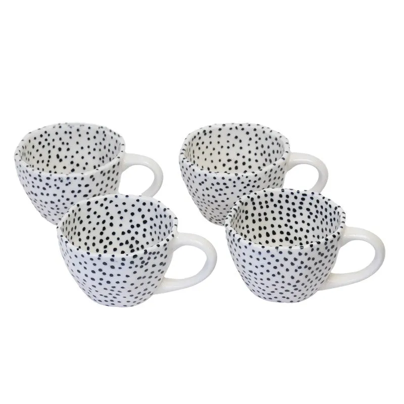 Chevron Ceramic Coffee Mug (230 mL Each) - Set Of Four media 5