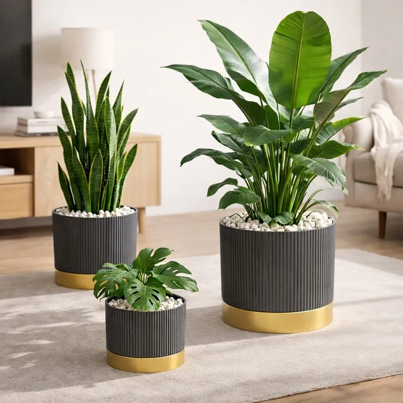 Solterra Planters (Grey) - Set Of Three media 2