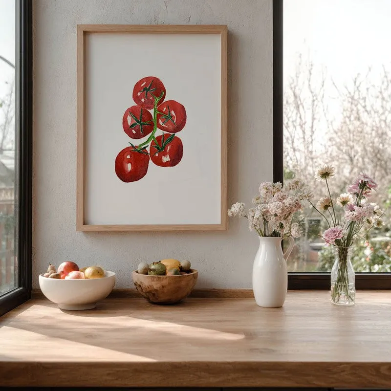GlidedTomatino Archival Canvas Wall Art - Brown media 6
