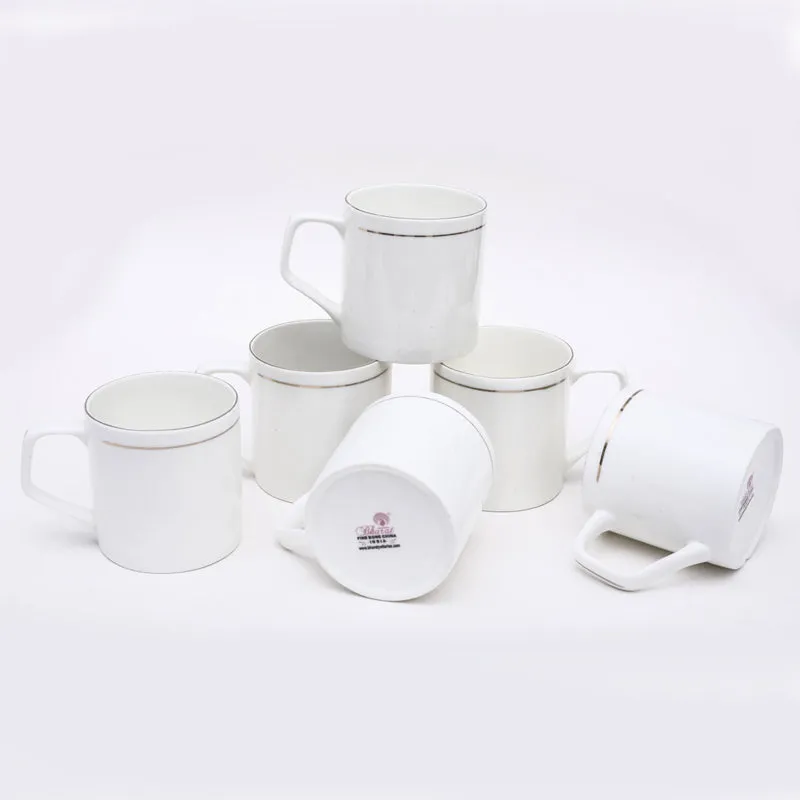 Liberty Bone China Tea Cup (200 mL Each) - Set of Six media 1
