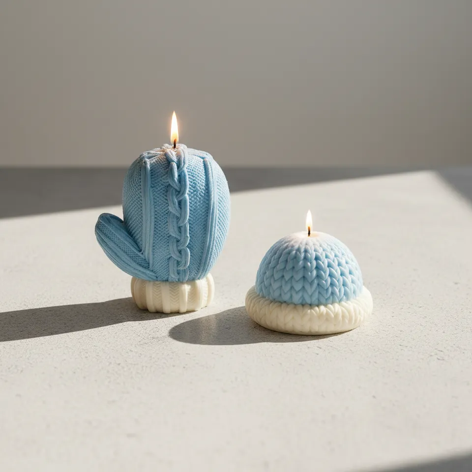 Cozy Cactus Decorative Aroma Scented Candles - Set of Two media 1