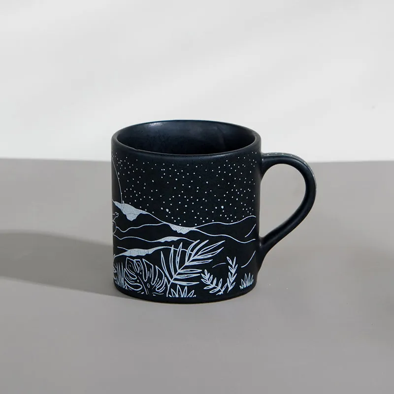 Meditative Ceramic Coffee Mug (300 mL) media 1