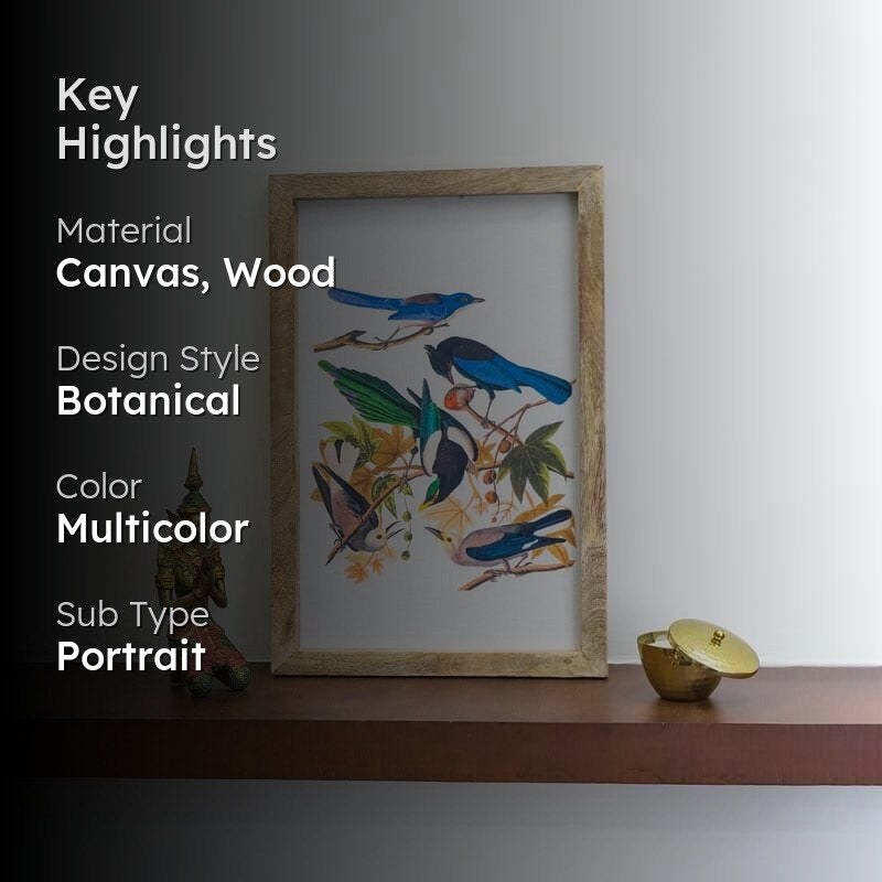 Tweeting Birds Canvas Painting media 2