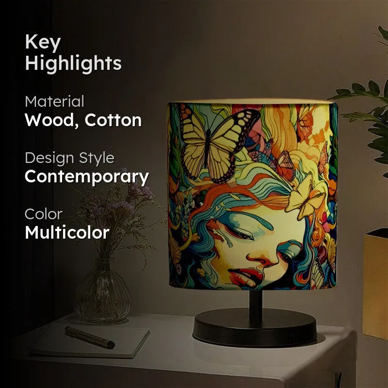 BlossomNari Metal Table Lamp media 2
