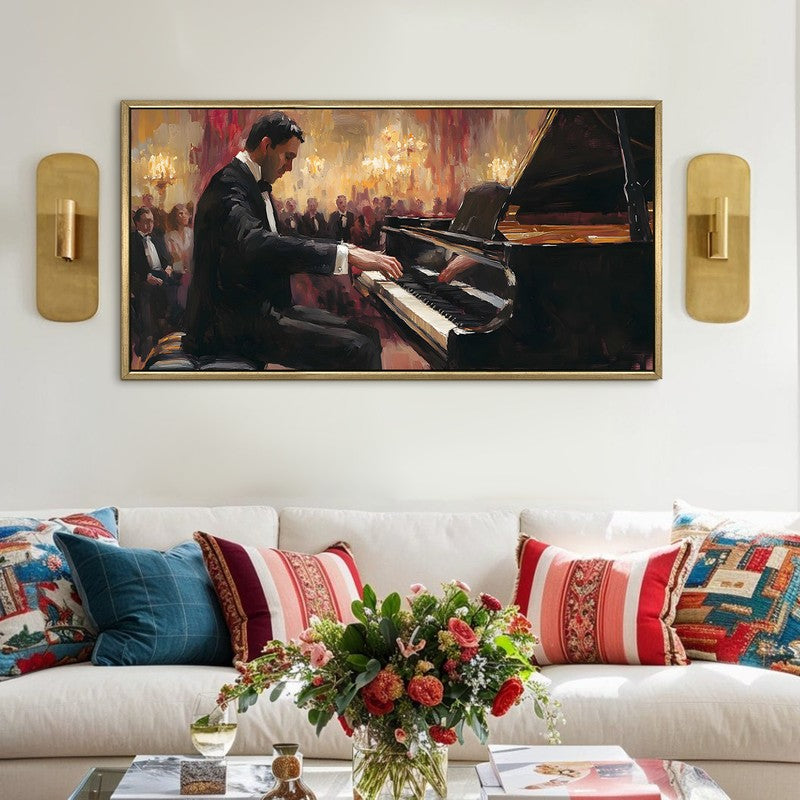 Echoing Hall Canvas Wall Painting With Frame