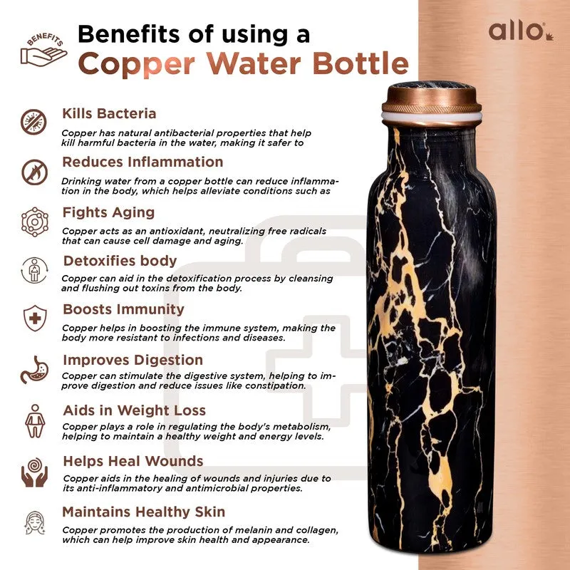 HydroGlow Copper Water Bottle - 1000 mL media 5