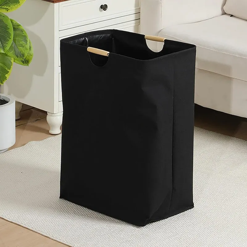 Soft Stack Laundry Basket - Black media 1