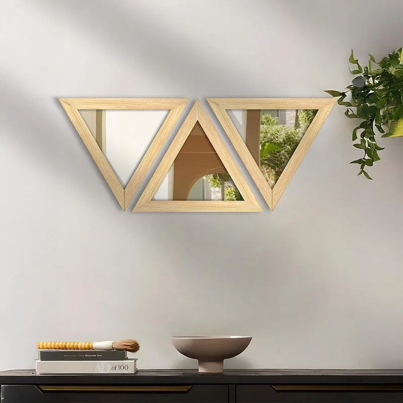 Trio Reflect Wall Mirror (Beige) - Set Of Three media 3