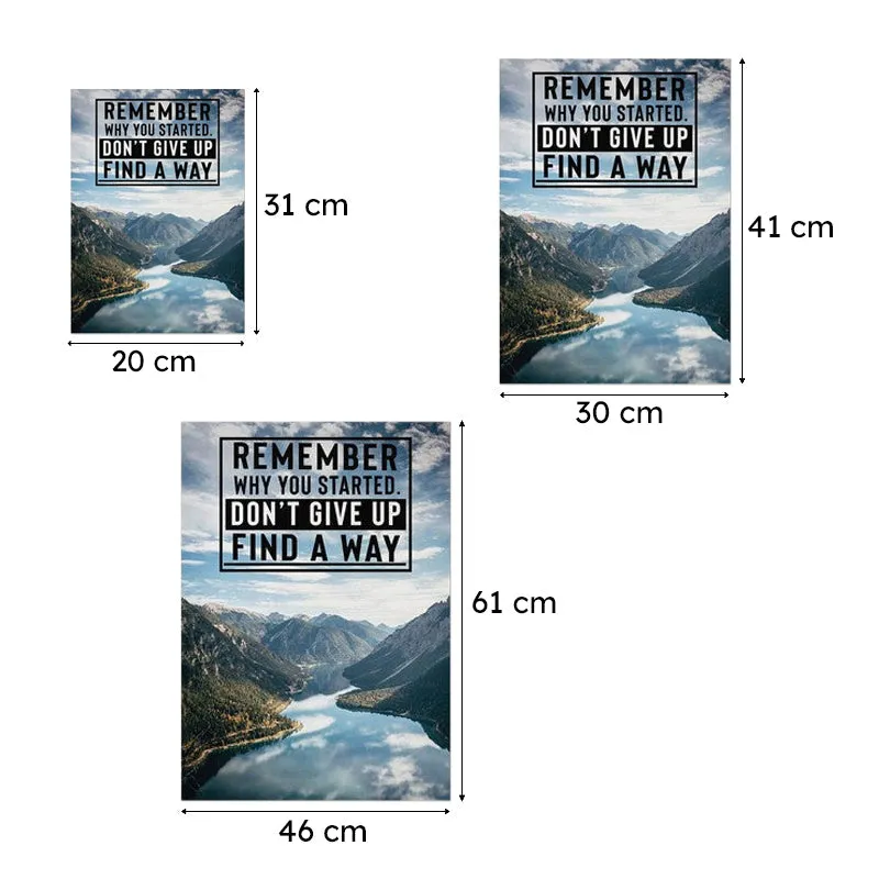 Mountain Motivation Wall Poster media 10