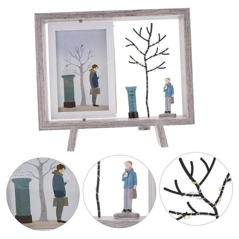 Boy Await Photo Frame With Led Light media 8