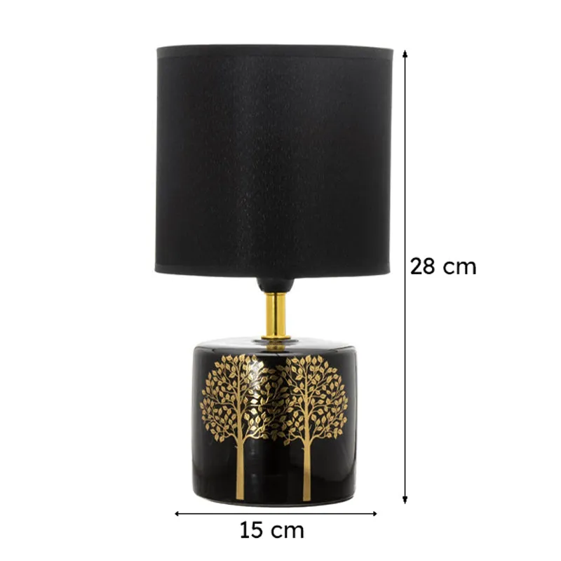 Vriksha Resin Table Lamp - Black,Gold media 7