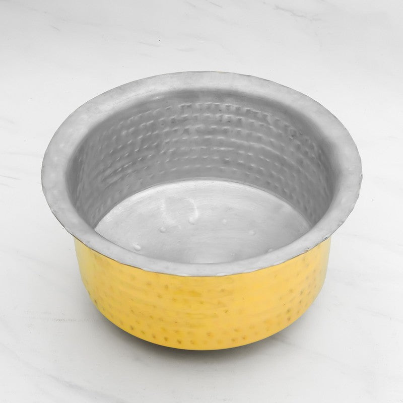 HeritageGlow Durable Brass Pateela - 1300 mL media 5