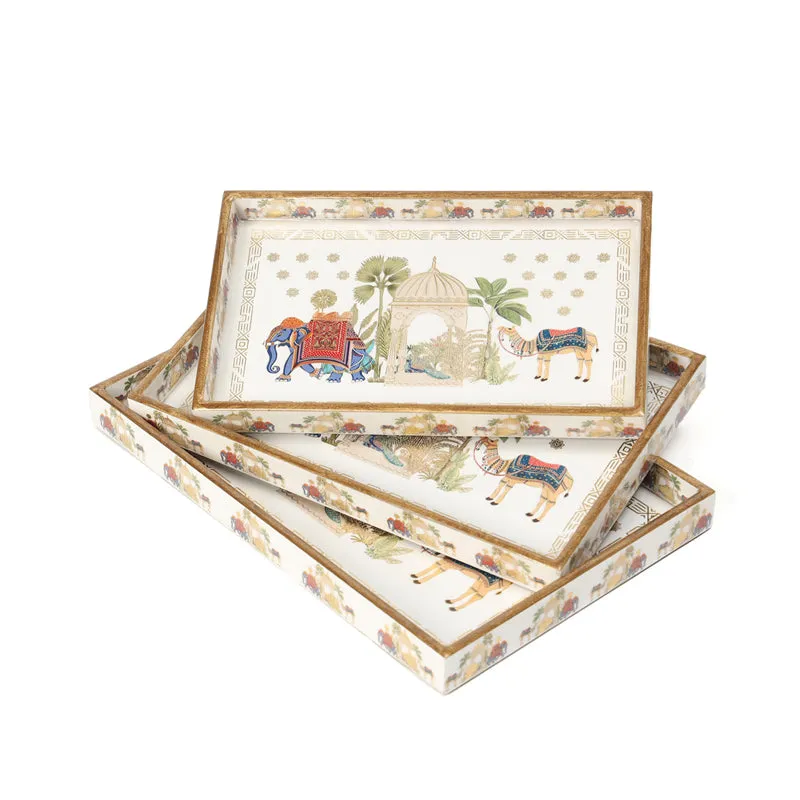 Royal Parades Rectangle Serving Tray - Set Of Three media 4