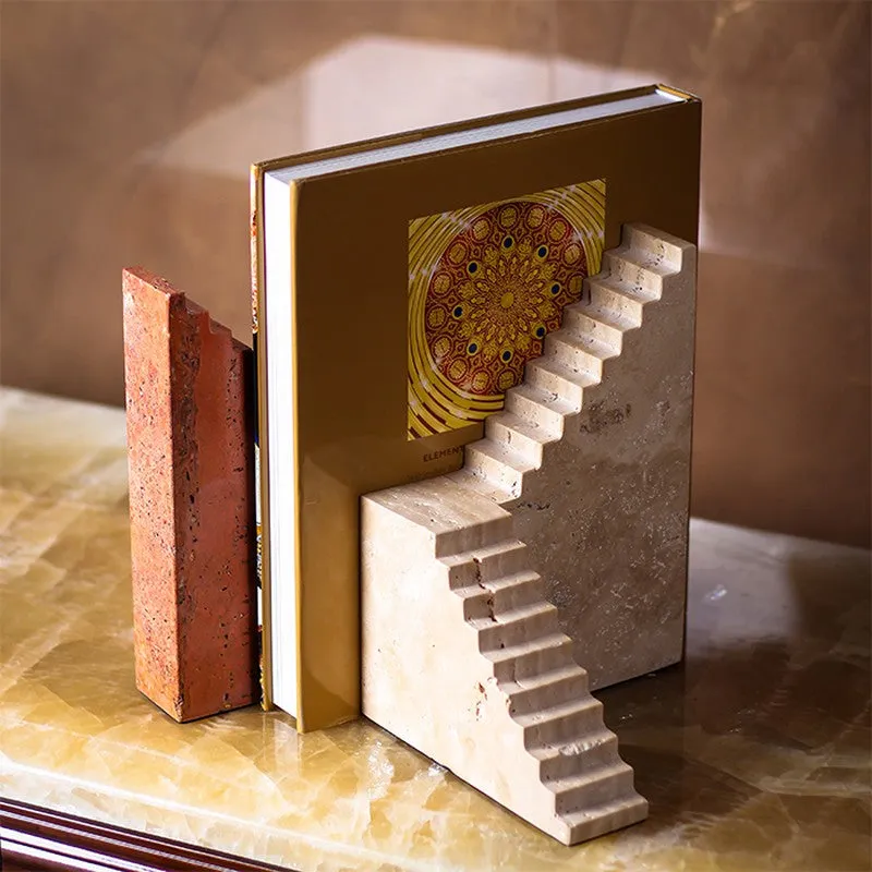 CaseStopper Marble Book End - Beige media 1