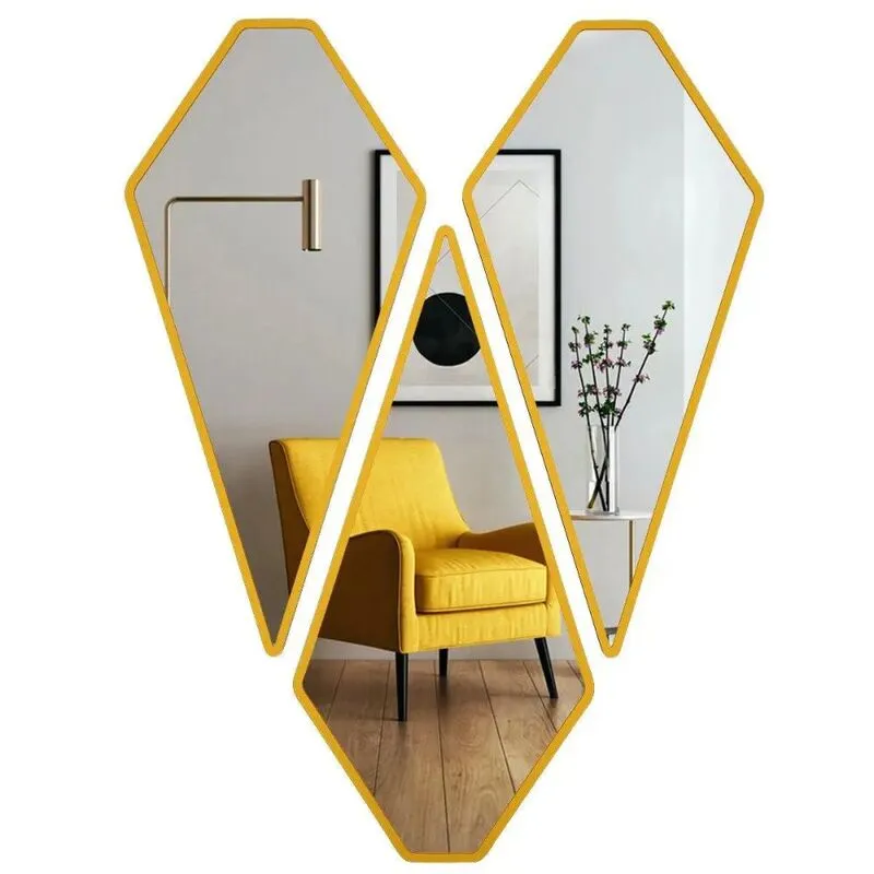 Diamond Reflections Wall Mirror - Set Of Three media 7