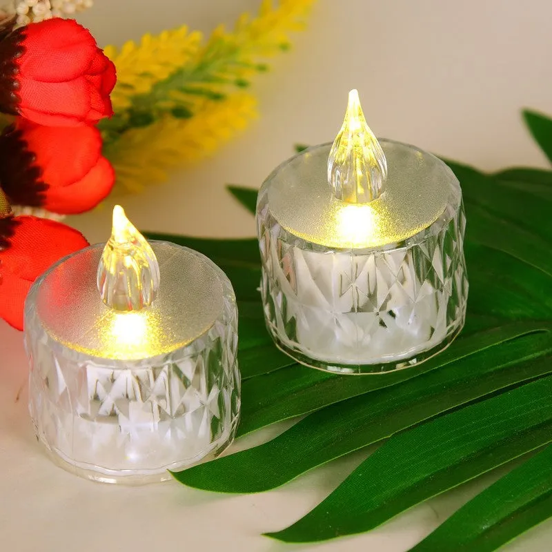 Forever Glow Smokeless Flameless Candle - Set Of Four media 3