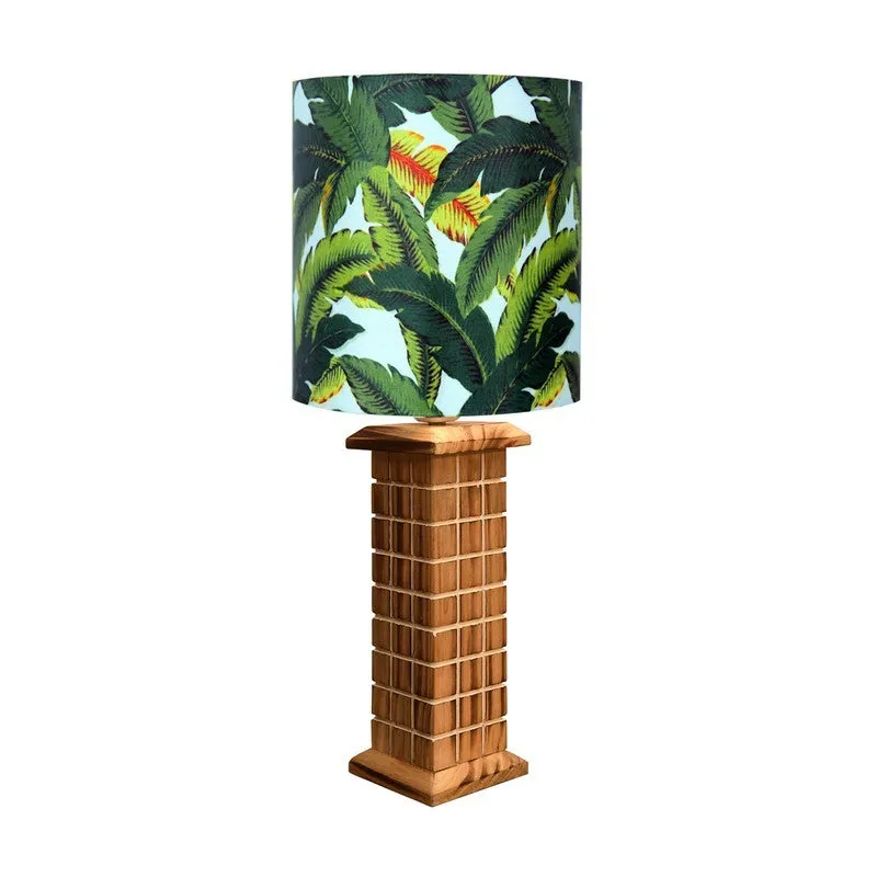 SkyLoom Minimal Wooden Table Lamp - Multicolor media 3