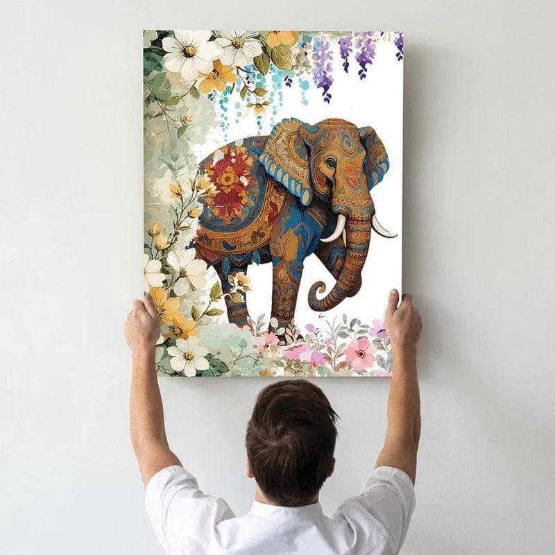 The Royal Entry Wall Painting - Set Of Two media 3