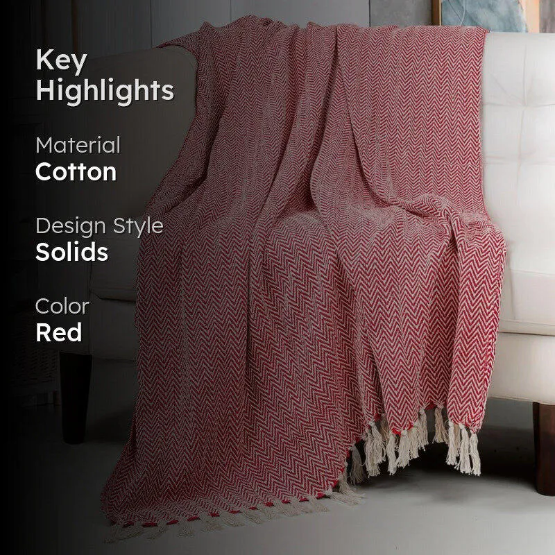Twilight Fold Throw - Red media 2