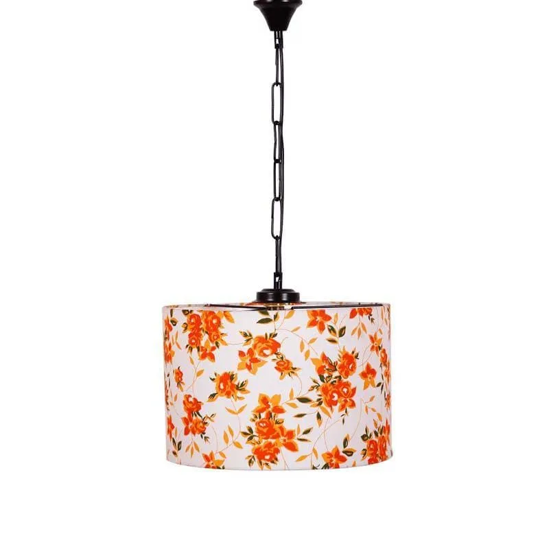 Orange Candy Fabric Ceiling Lamp media 4