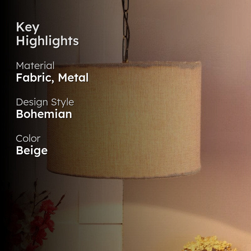 Morgana Fabric Ceiling Lamp media 2