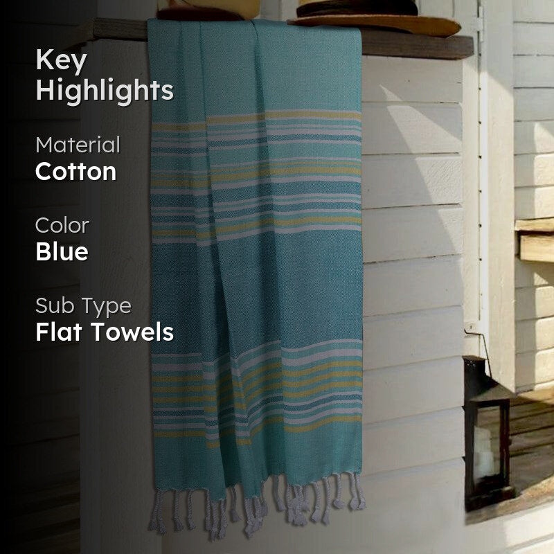 Jadore Bath Towel - Blue media 2