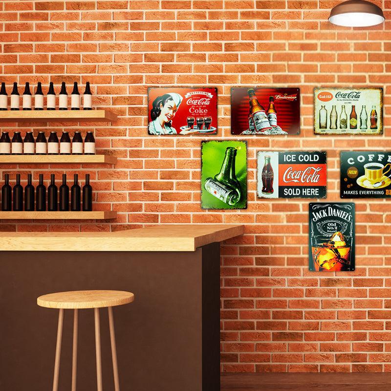 Italian Coffee Trifecta Retro Metal Wall Accent media 4