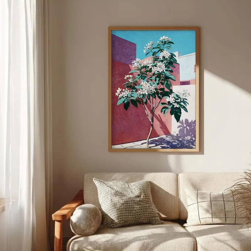 Leafora Canvas Wall Painting With Brown Frame media 7