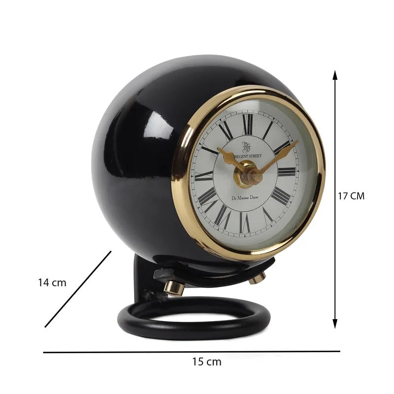Vintage Tick Round Table Clock media 7