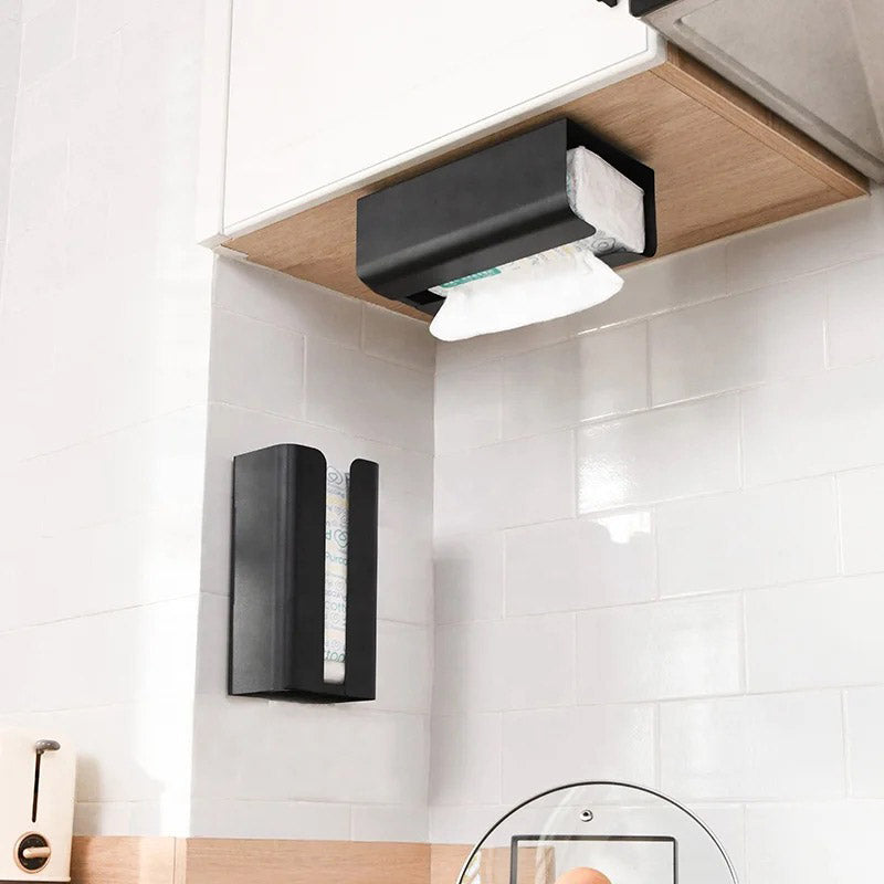 Firro Carbon Steel Wall-Mounted Tissue Dispenser - Black media 3