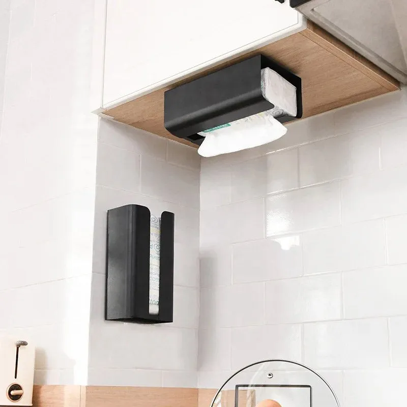 Firro Carbon Steel Wall-Mounted Tissue Dispenser - Black media 3