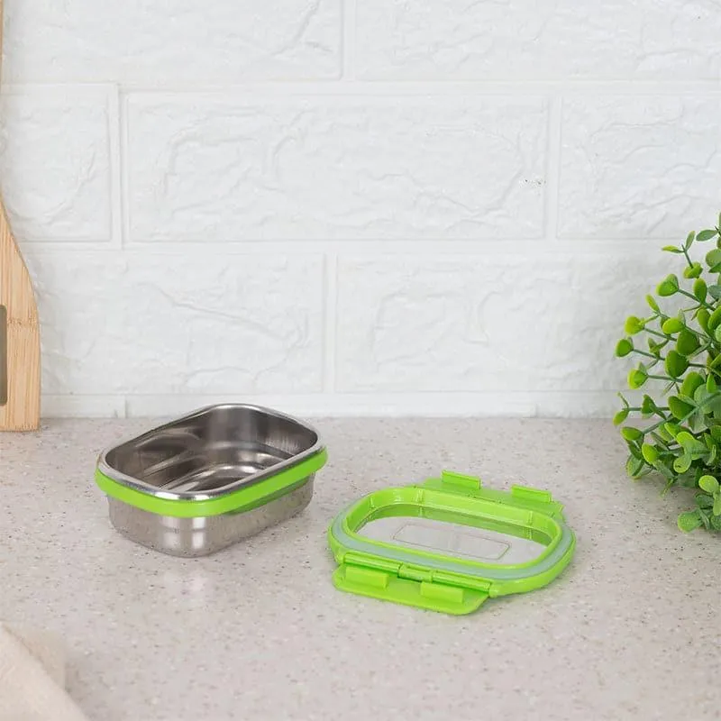 Yum Lock Insulated Lunch Box (Green) - 150 mL media 5