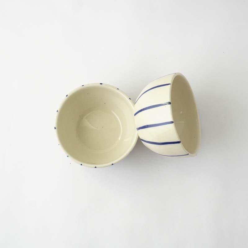 Kline Stripe Ceramic Bowl - Set Of Two media 5