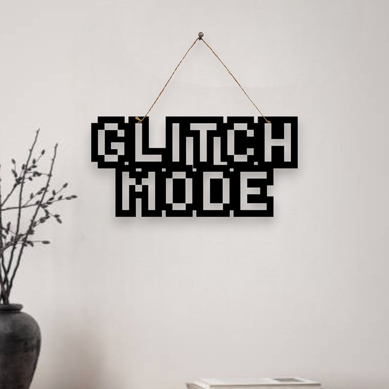 Glitch Mode Mild Steel Wall Accent