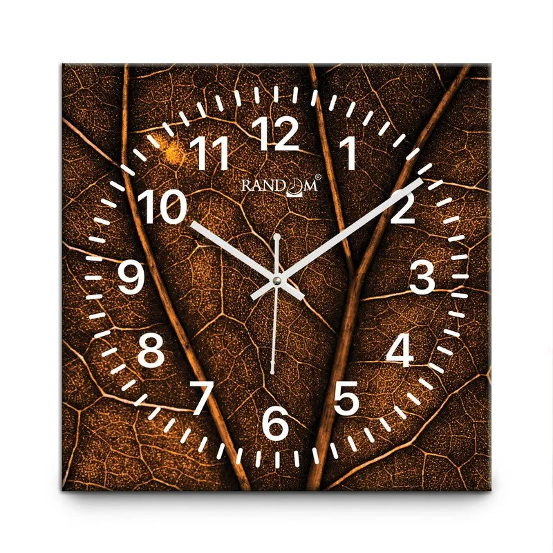 Airox Analog Wall Clock - Brown media 3