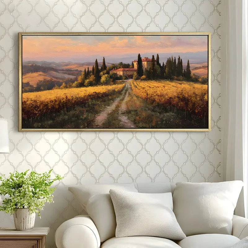 Vinescape Canvas Wall Painting With Frame media 4
