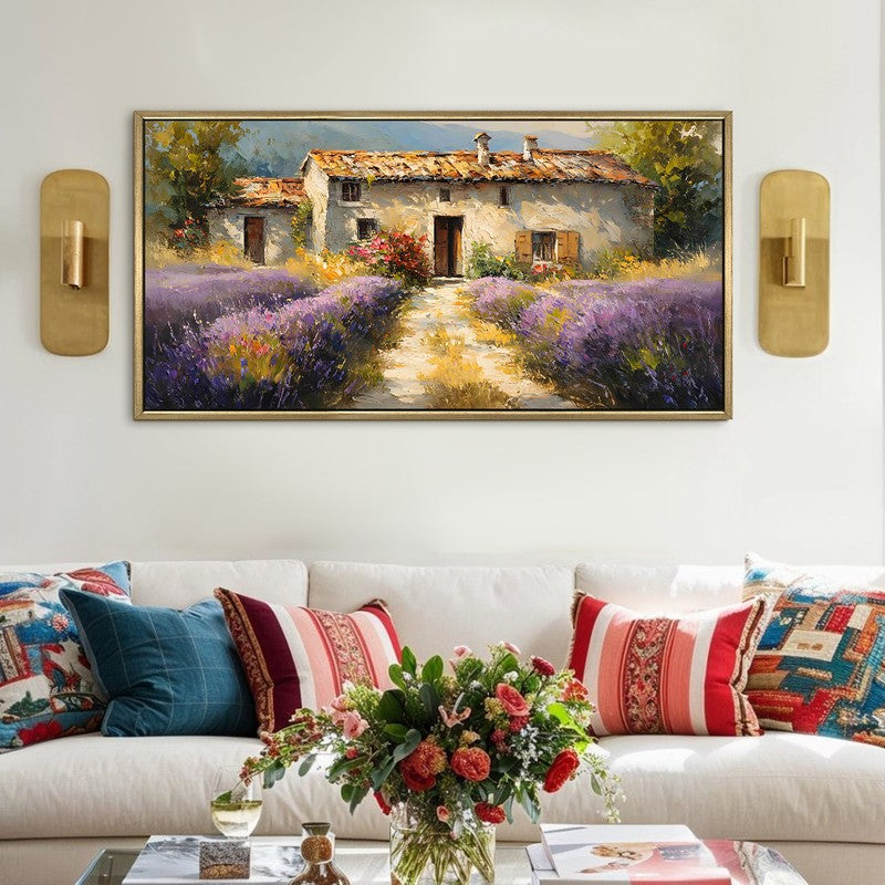 Tuscan Courtyard Feast Wall Art