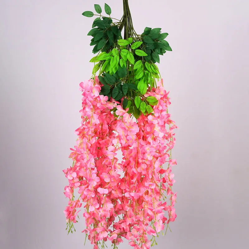 Perenna Artificial Fabric Orchid Bunch - Pink - 4