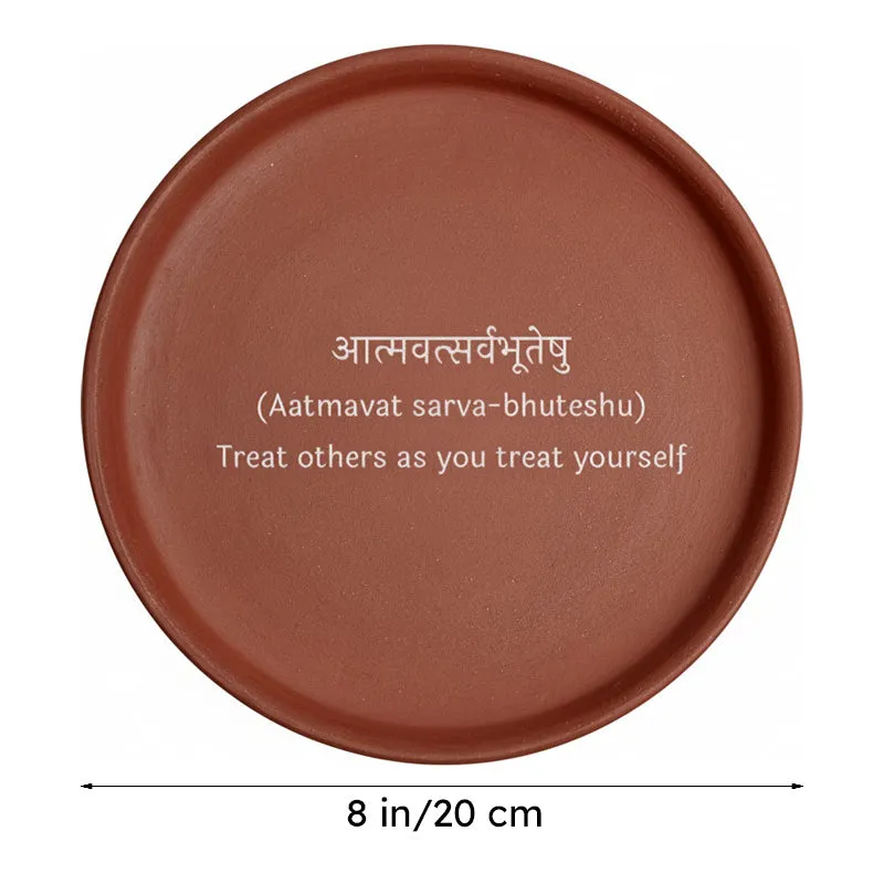 Aatmavat Terracotta Wall Plate media 6