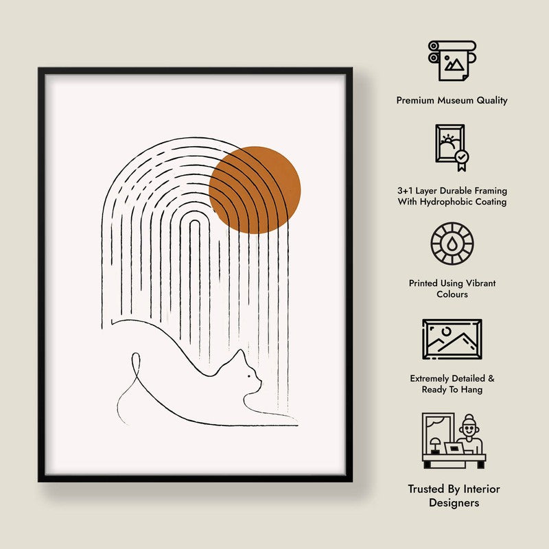 Pounce Archival Canvas Wall Art - Black Frame media 8