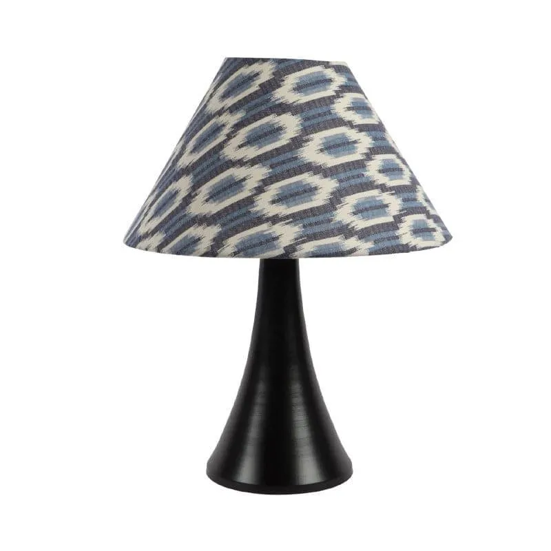 Lois Bowie Fabric Table Lamp - Blue,White media 4