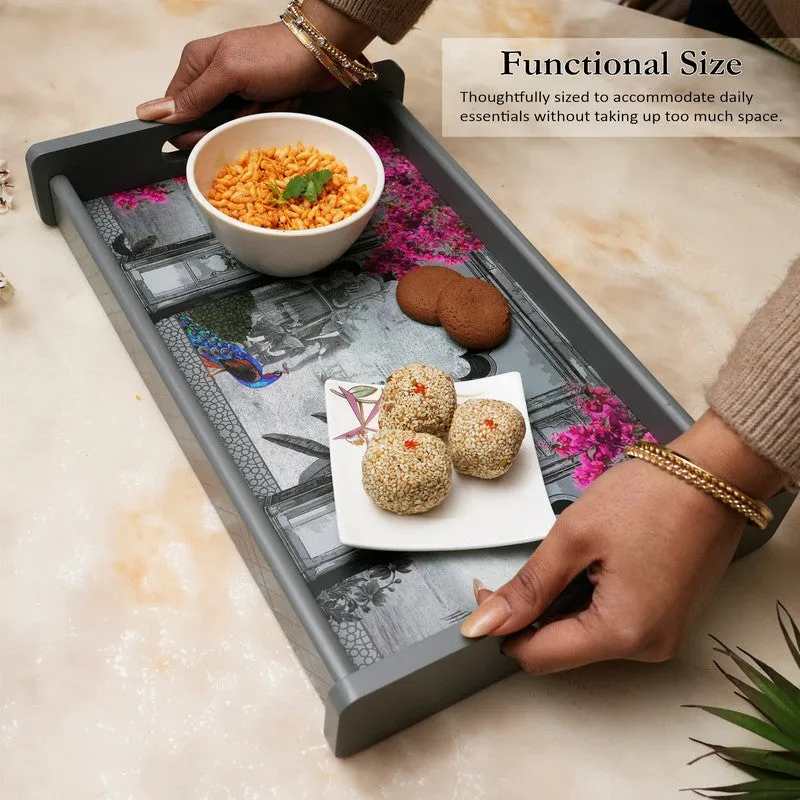 Omber Wooden Serving Tray - Set Of Three media 6