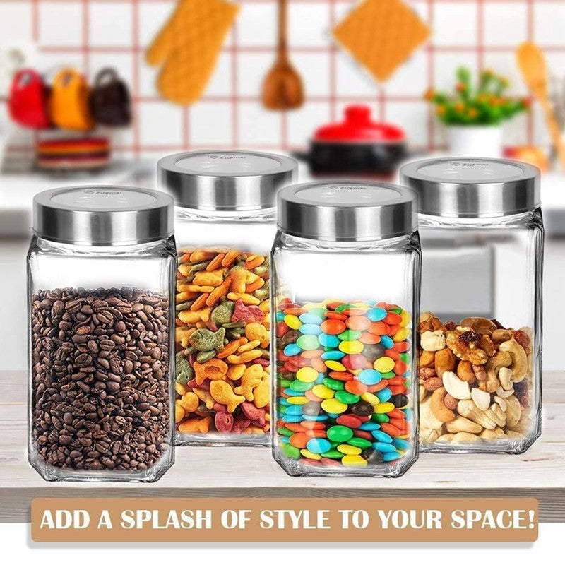 ClearNest Glass Jar (1000 mL Each) - Set Of Six media 5