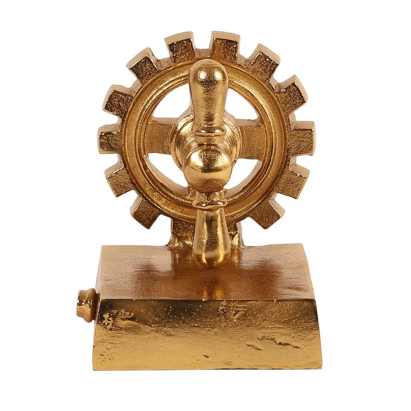 The Gearlock Bookend (Gold & Black) - Set Of Two media 7