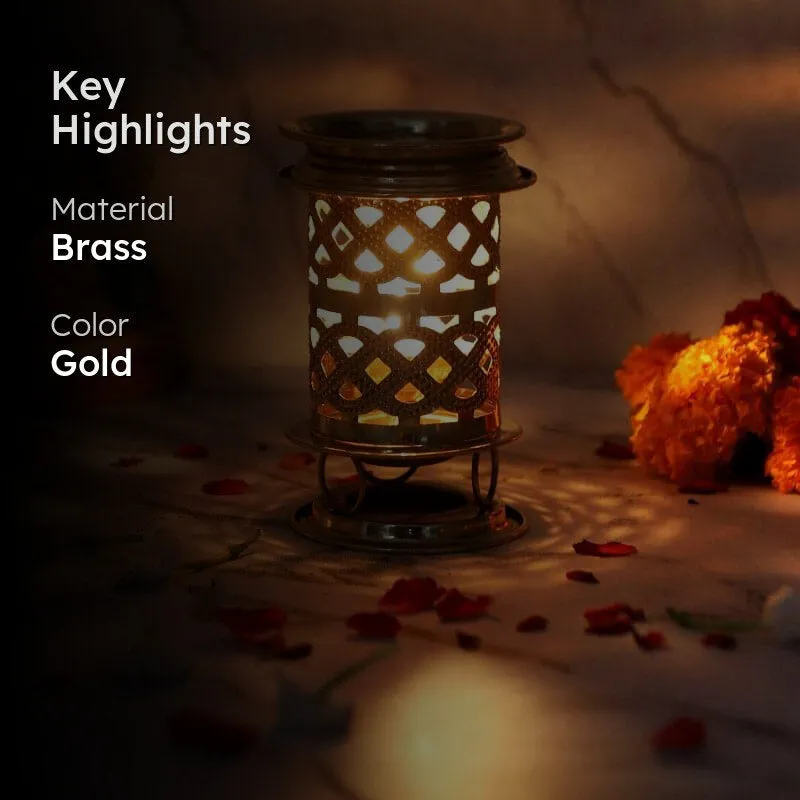 Brass Chimney Akand Diya media 2