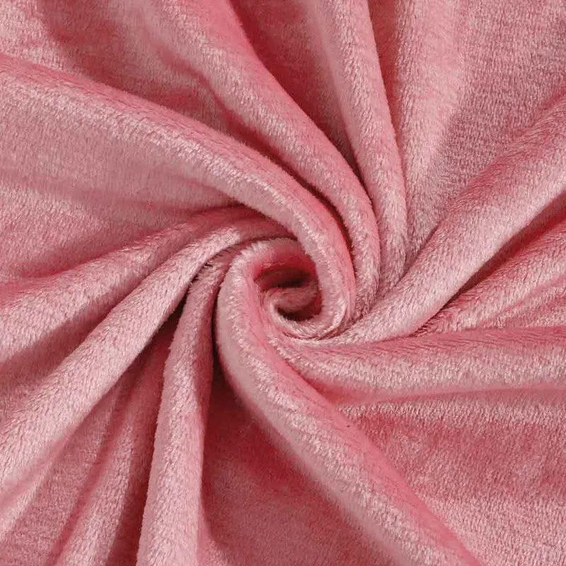 Gentle Rest Fleece Bedsheet (Peach) - 180 GSM media 5