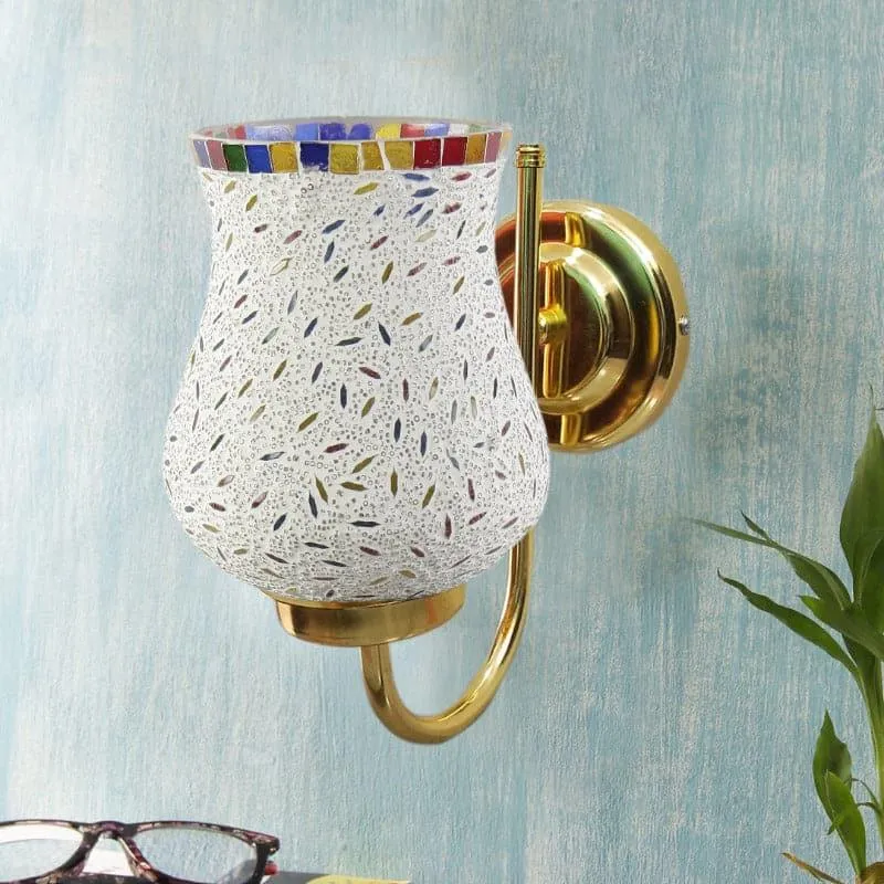 Galora Crista Goblet Glass & Metal Wall Lamp media 3